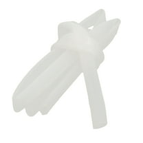 8mm x 10mm Heat Resistant Soft Silicone Tube Hose Pipe 1M Long Milky White