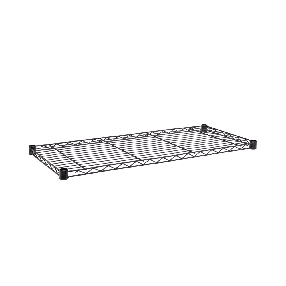 HSS Wire Shelving Extra Wire Shelf 16" X 36", Black, 1PACK Walmart