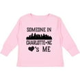 thumbnail image 3 of Inktastic Charlotte North Carolina Someone Loves Me Boys or Girls Long Sleeve Toddler T-Shirt, 3 of 5