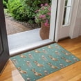 thumbnail image 2 of Chihuahua and Footprints Door Rugs,Washable Non Slip Door Mats Indoor,Decorative Door Mats,Entry Mat Indoor for Entrance,Bedroom,Kitchen,Bathroom,17"x30", 2 of 6