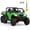 Green, variant on Accreate 24V Kids Ride-On Dump Truck with Remote, 2 Seater, Electric Lift Bed, Music, LED Lights & Shovel – Battery Powered 4WD Car for Ages 3+