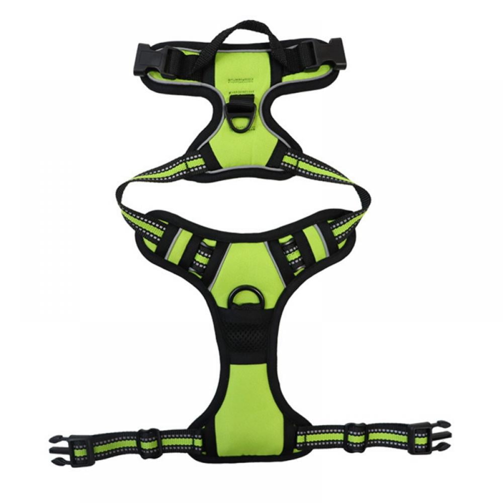 No Pull Dog Harness Front Clip Heavy Duty Reflective Easy Control Handle for Large Dog Walking