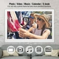 thumbnail image 2 of Greensen 15.4Inch 1280*800HD Digital Photo Picture Frame Alarm Clock Player Album Remote Control ,Digital Photo Frame, Alarm Photo Frame, 2 of 8