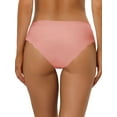 thumbnail image 3 of INSPIRE CHIC Unlined Panties for Women No Show Stretch Solid Underwear Invisible Brief XL Mid Pink, 3 of 4