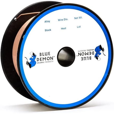 Blue Demon ER70S-2 X .030 X 2 lb Spool premium carbon steel welding wire