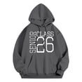 thumbnail image 3 of Senior 2026 Hoodies for Women Long Sleeve Graphic Graduation Hooded Sweatshirt with Pockets Pullover Tops, 3 of 4