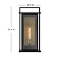 thumbnail image 6 of 24025BK Hinkley Lighting Langston - 1 Light Outdoor Large Wall Mount Lantern In Traditional and Transitional Style-22.25 Inches Tall and 10.75 Inches, 6 of 6