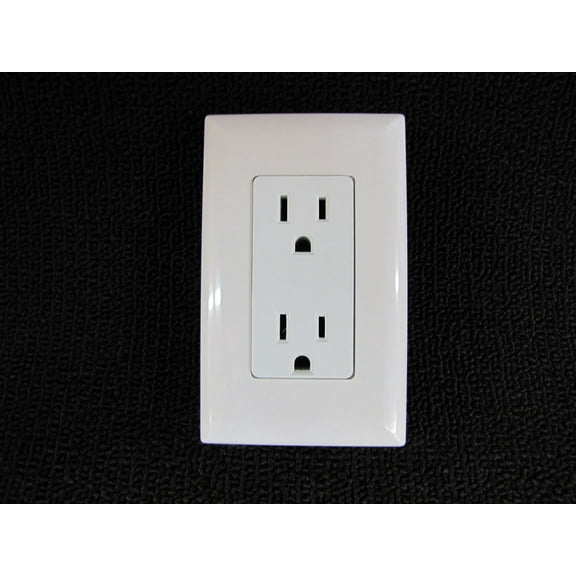 Mobile Home RV Parts Self Contained Outlet Includes Cover Plate White