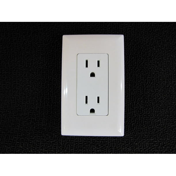 Mobile Home RV Parts Self Contained Outlet Includes Cover Plate White