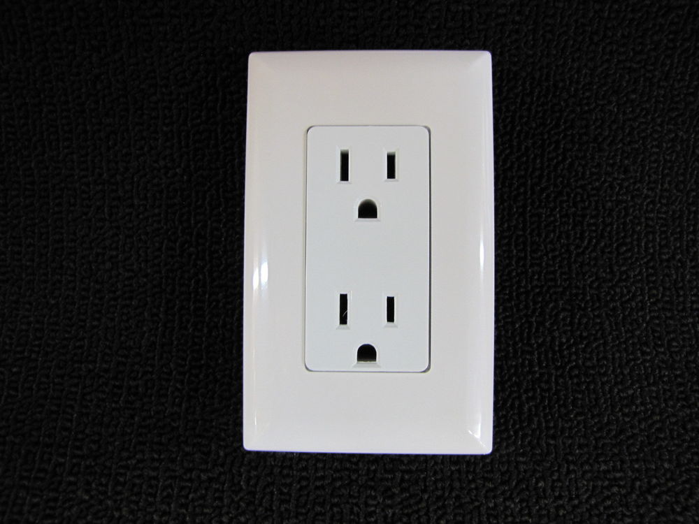 Mobile Home RV Parts Self Contained Outlet Includes Cover Plate White