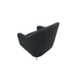 thumbnail image 3 of Enza Home Maison Metal & Fabric Swivel Armchair in Gray and Black Finish, 3 of 3