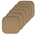 thumbnail image 2 of Honeycomb Memory Foam Chair Cushion Pad 16" x 16" Non-Slip Back 6 Pack Taupe, 2 of 8