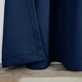 thumbnail image 3 of Superior Solid Blackout Curtain Set of 8, 52" x 120", Navy Blue, 3 of 10