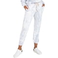 thumbnail image 1 of n:philanthropy Womens Night Tie-Dye Casual Jogger Pantalones, Púrpura, Mediano, 1 of 1