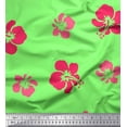 thumbnail image 1 of Soimoi Silk Fabric Artistic Flower Print Fabric by the Yard 42 Inch Wide, 1 of 3