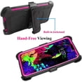 thumbnail image 4 of Mignova LG V50 /LG V50 ThinQ case,Heavy-Duty Shockproof Full Body Protection Rugged Hybrid Case with Rotating Belt Clip and Bracket 2019 Release([Pink), 4 of 7