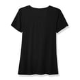 thumbnail image 3 of Womens Tops,Womens Summer Tops,Mens Shirts Casual,Unisex Solid Color Pleated Round Neck Short Sleeves QUICK-Dry Ventilate Lightweight Sportswear Clothing Crew Neck Jogging Suit Cycling Clothes, 3 of 10
