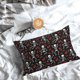 thumbnail image 5 of Fotbe Skeleton with Roses Funda de Almohada Decorativa Estilo Occidental, Lujo en Algodón, Fundas para Almohadas King, Cojín Estampado para Decoración del Hogar-16"x24", 5 of 6