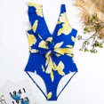 thumbnail image 2 of Bañador de una pieza cómodo para mujer Bañador retro con volantes para mujer Bikini (con almohadilla en el pecho sin soporte de acero) OAVQHLG3B Store  lin121212, 2 of 4
