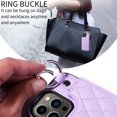 thumbnail image 4 of iPhone 13 PRO Case ,Card Slots Leather Wrist Strap Phone Cover for iPhone 13 PRO, 4 of 5