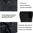 thumbnail image 3 of Protector Costillas Entrenamiento Camisa Protectora Pecho Béisbol Secado Rápido Transpirable Sólido para Porteros Y Receptores, 3 of 9