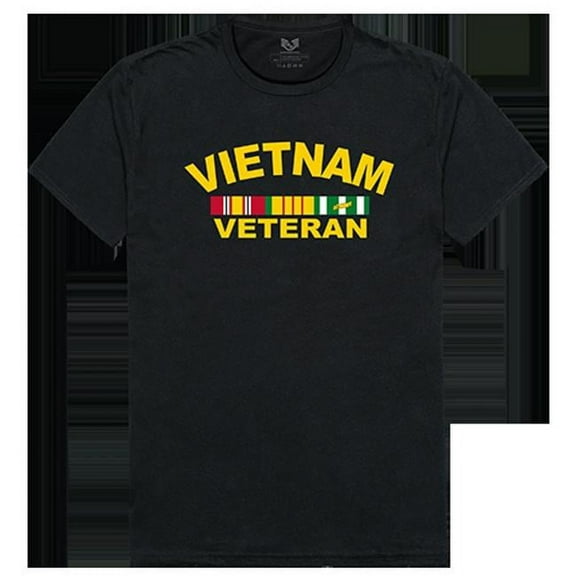 RapidDominance  Vietnam Veteran Relaxed Graphic Tee, Black - 2X