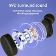 thumbnail image 5 of Earphone wireless, maho Wireless Earbuds Mini Ear Buds Bluetooth Headphones 5.3 Light-Weight Earphones With Microphone, Black, Up To 60% Off, 5 of 7