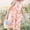 Pink, variant on Eltusu Girls Cotton Dresses, Crew Neck Summer Sleeveless Soft Kids Clothes Pink Size 3-4 T