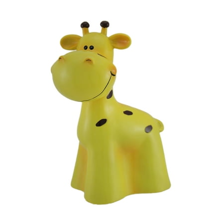 Charming Yellow and Black Giraffe Kids Money Bank