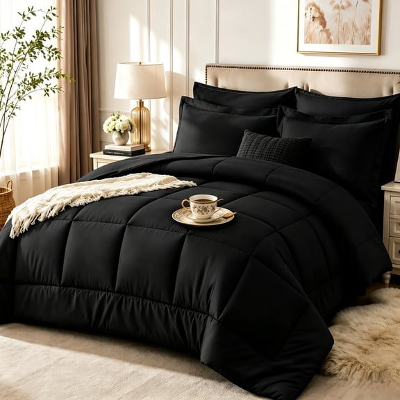 3PCS King Solid Color Grid Quilt Set, Bedding Set, Soft Fluffy Breathable All-Season Bed Quilt, Easy Care Warm Bedding, Includes 1 Quilt & 2 Pillowcases, Luxury Quality