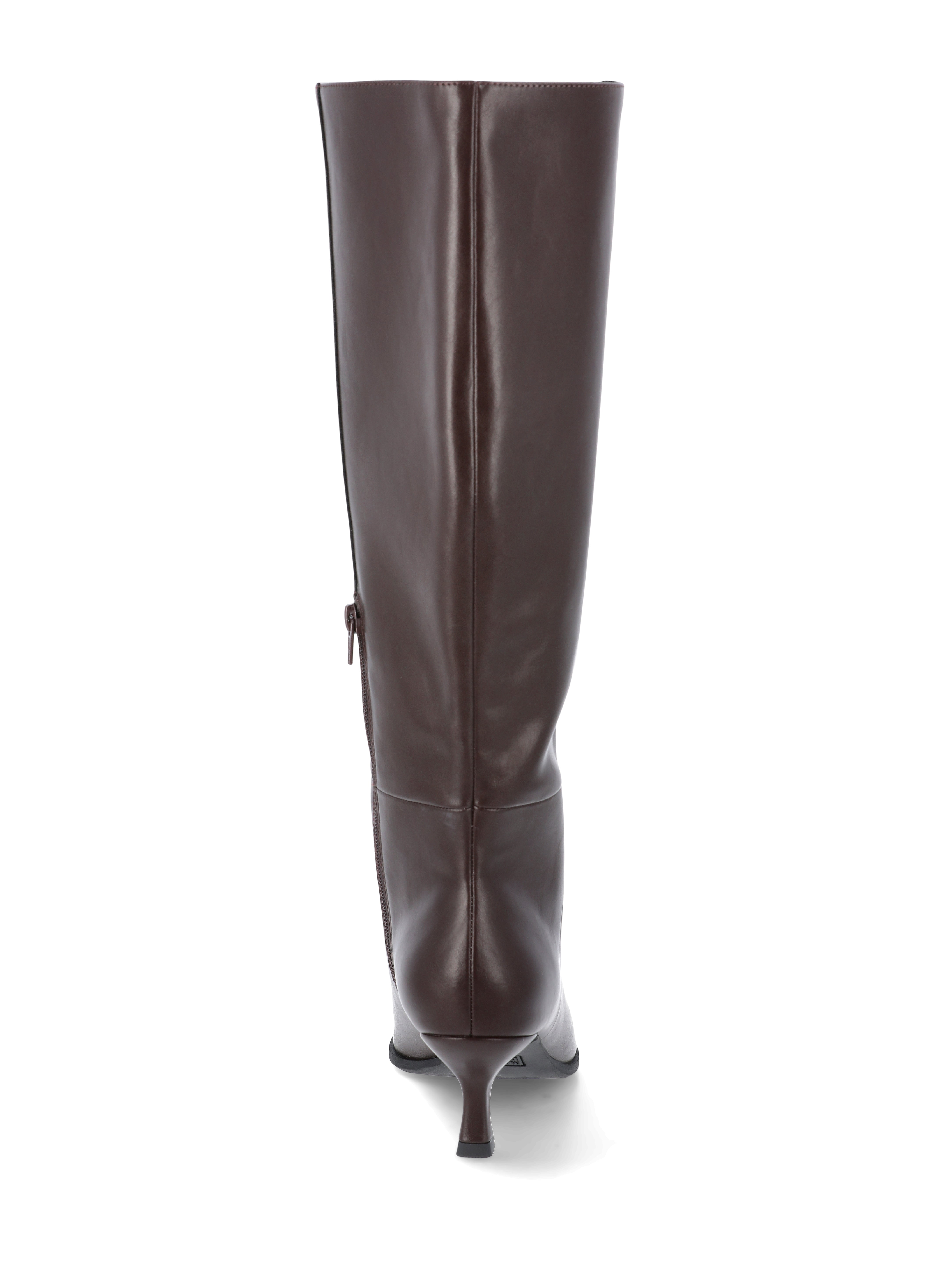 Madden NYC Women's Faux Leather Knee High Boots with Kitten Heel, Wide Calf Available