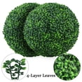 thumbnail image 4 of Bibana 2 PCS 19.7 inch 4 Layers Artificial Plant Topiary Ball Faux Boxwood Decorative Balls for Backyard, Balcony,Garden, Wedding and Home Décor, 4 of 6