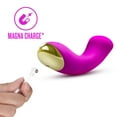 thumbnail image 3 of Aria Bangin' AF Rechargeable Silicone G-Spot Vibrator Purple, 3 of 3