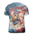thumbnail image 2 of Cocker Spaniel Patriotic Welcome for 4Th of July Independence Day All Over Print 3D Shirt Unisex Merch Cockers Dog Lover Gifts - 00010, 2 of 6