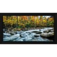thumbnail image 2 of D. Burt 14x9 Black Modern Wood Framed Wall Art Titled - Painted Autumn, 2 of 6
