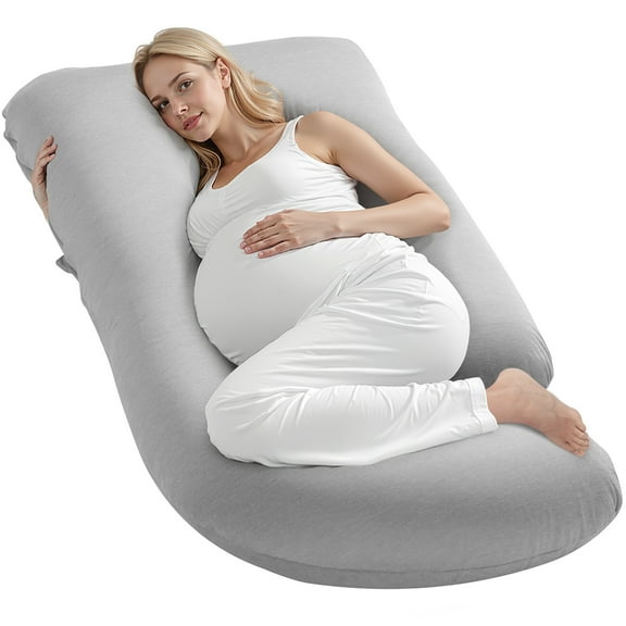 KFFKFF Pregnancy Pillow, G-Form Sleep Aid, Comprehensive Comfort Cushion with Detachable & Launderable Casing, Gentle and Airy Maternity Body Cushions for Spinal, Abdominal, Hip