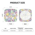 thumbnail image 5 of Cauagu different patchwork for Dining Chair Seat Covers,Slipcovers Kitchen Chair Covers Upholstered Chair Seat Cushion Cover Chair Seat Protector-Four Pieces, 5 of 7