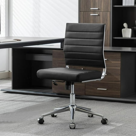 mid-back armless office desk chair product