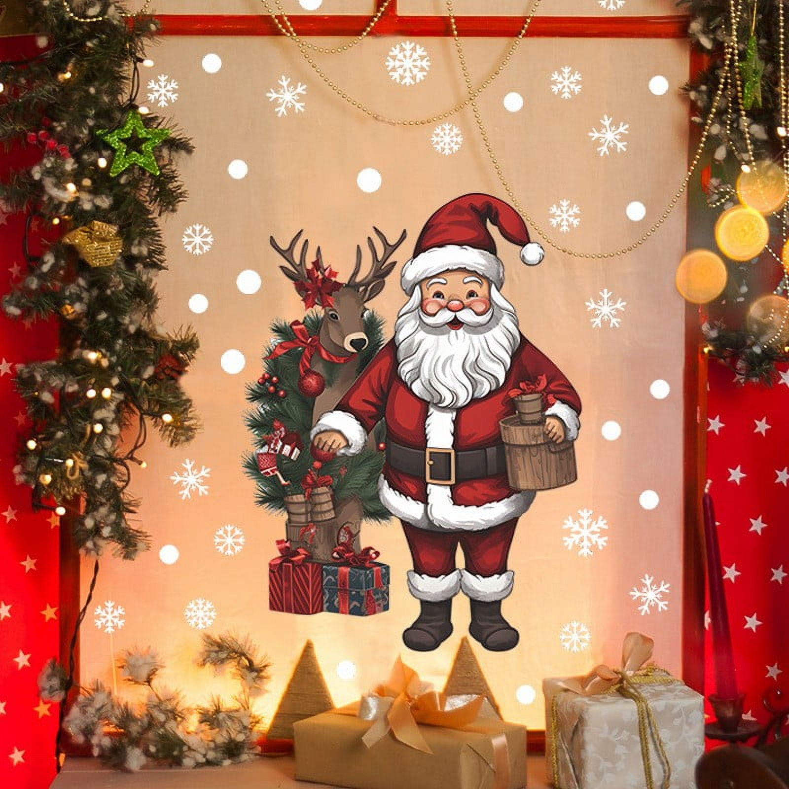 Christmas wall stickers discount