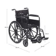 thumbnail image 5 of Silla De Ruedas Plegable Vanlig Llanta Solida AMBER, 5 of 5