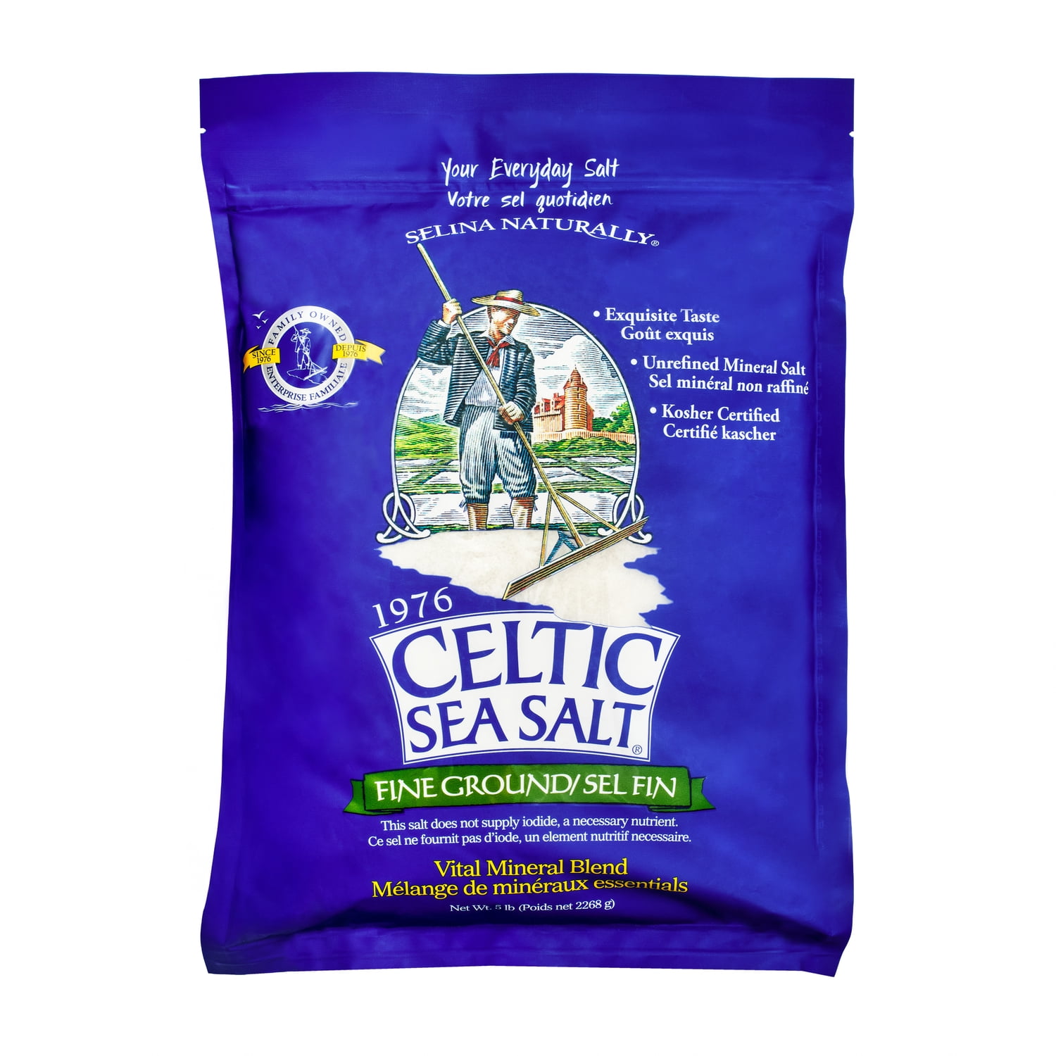 Celtic Fine Ground™ 5lb Resealable Bag