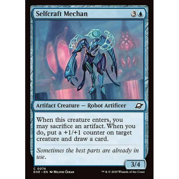 MtG Edge of Eternities Common Selfcraft Mechan (FOIL) #74