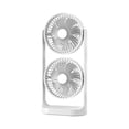 thumbnail image 3 of Ventilador de escritorio, ventilador pequeño, ventilador USB, ventilador de Camping, práctico ventilador Personal de 3 velocidades, ventilador de mesa, 3 of 9