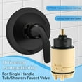 thumbnail image 5 of RP70538 Single Function Pressure Balance Cartridge, Shower Cartridge Replacement, Compatible with Peerless and Delta Single Handle Tub/Showers Faucet (Not Included Check Valve)$$Tools&Hardware Other, 5 of 7