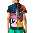 thumbnail image 2 of Cute Unikitty Youth Kids Fashion T-Shirt Graphic Short Sleeve Shirt Tees Teenage T-Shirt For Boy Girl, 2 of 9