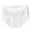 White, variant on Alun Women's Leak Proof Soft and Breathable Underwear Lightweight Thin Ribbing Privacy Briefs Soft Comfortable Mid Waisted Panties White XL