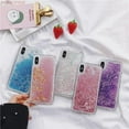 thumbnail image 3 of Liquid Soft Silicone Water Case for iPhone 11 12 13 14 15 Pro Max 6 6s 7 8 Plus X Xs XR SE Glitter Quicksand Bling Star Fundas Gift CYH, 3 of 7