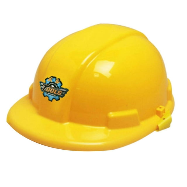 HILABEE Kids Construction Hat Child Engineer Hard Cap Realistic Kids Builder Accessories