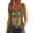 Army Green, variant on T Shirts for Women Sleeveless V Neck Halter Metal Ring Independence Day Print T-shirt Stylish Summer Top Army Green XXL