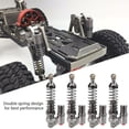 thumbnail image 4 of 4x Spring Loaded Shock Absorbers for Axial SCX10 D90 & RC4WD 1:10 RC Rock Crawlers Smooth Ride, 4 of 8